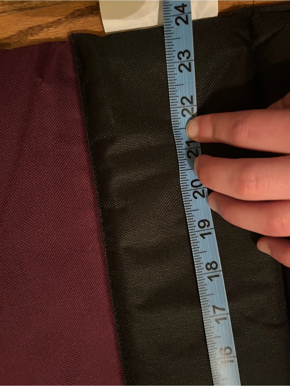 Eddie Bauer Roll Up Packable Foldable Black & Maroon Dog Bed Great for Traveling